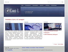 Tablet Screenshot of cont-l.hu